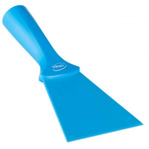 Vikan 40123 Nylon Scraper with Threaded Handle 100 mm Blue